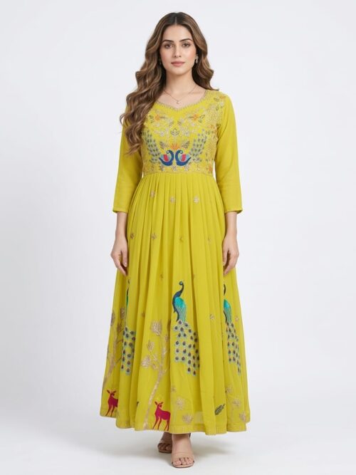 Designer Paithani Western Gown