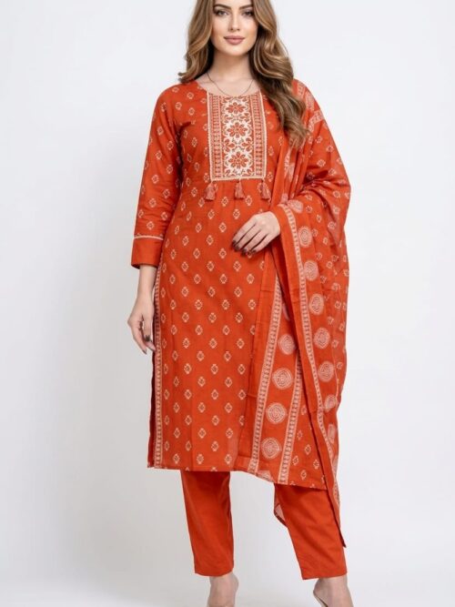 Kurta Set with Dupatta – Elegant & Comfortable