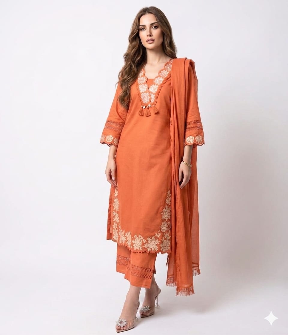 Hot Selling Dress Set with Dupatta