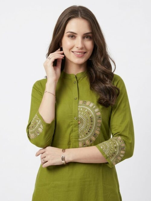 Half Circle Embroidery Co-Ord Set