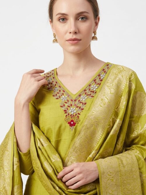 Haldi Special Party Wear Set