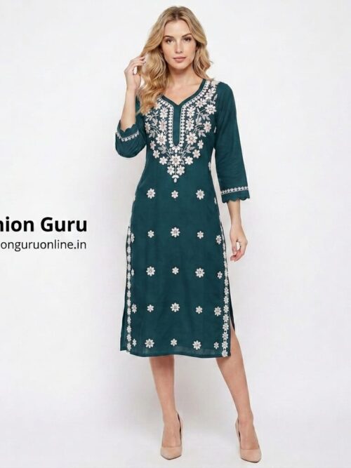 Premium Office Wear Lakhnawi Kurti 