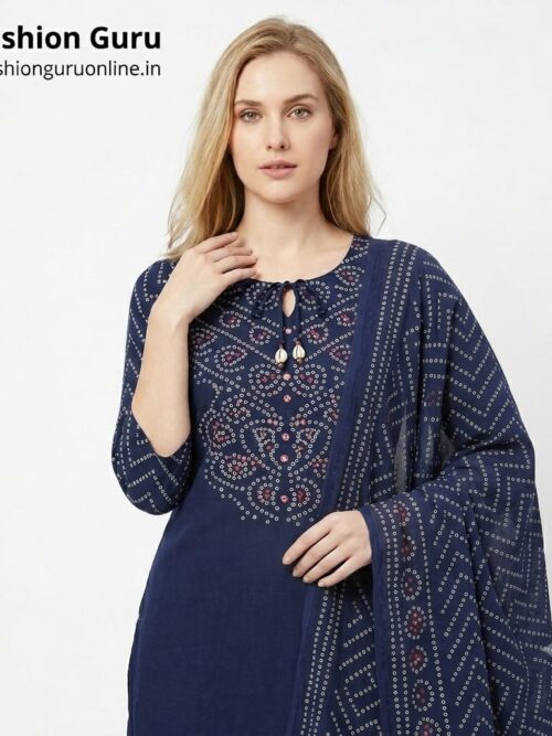 Viral Bandhani Dress Set