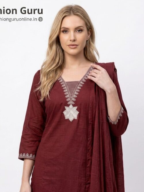 Royal Look Cutwork Dress Set