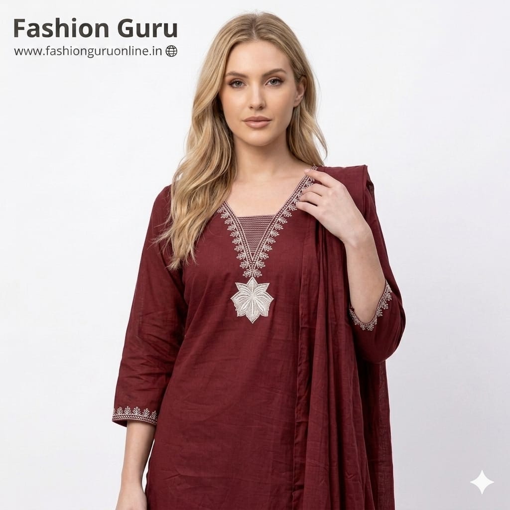 Royal Look Cutwork Dress Set