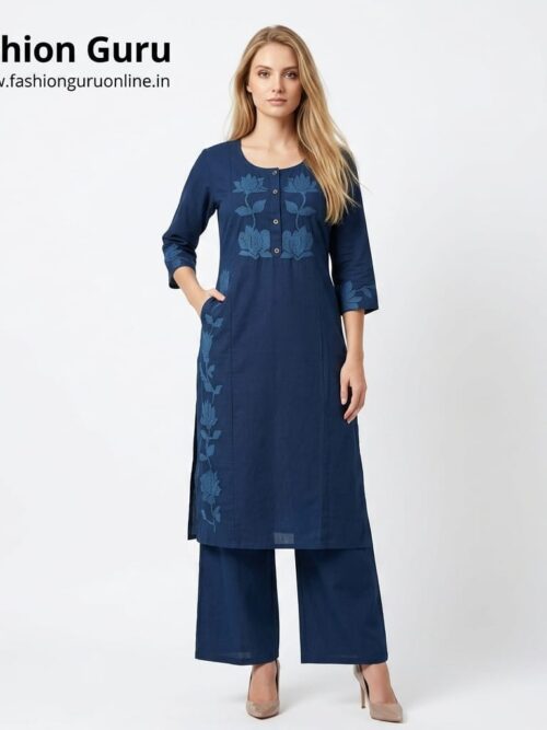 Cross Stitch Embroidered Co-Ord Set