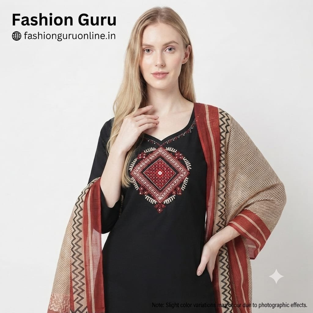 Premium Quality Ajrakh Dress Set