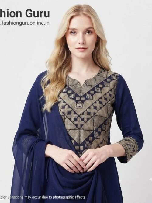 Office Wear Dress Set with Dupatta
