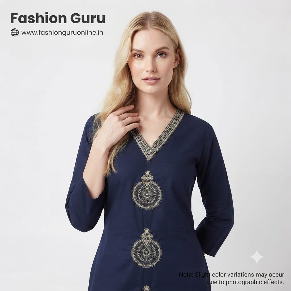 Circle Embroidery Co-ord Set