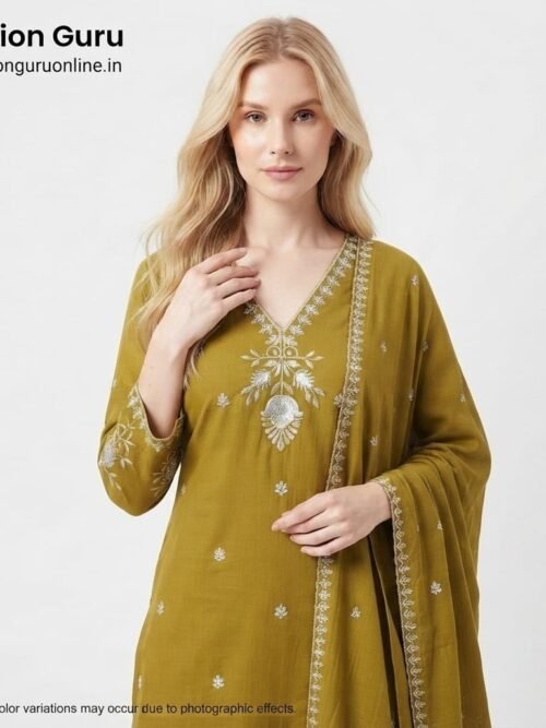 Heavy Embroidery Work Dress Set