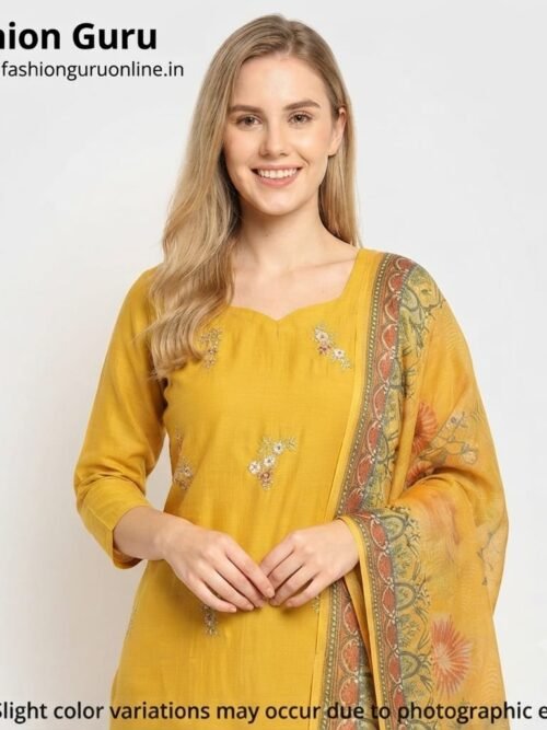 STYLISH PARTY WEAR DRESS WITH ORGANZA DUPATTA