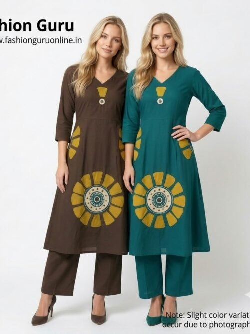 FLOWER PATCHWORK CO-ORD SET