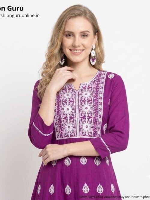 ✨ ELEGANT LUCKNOWI WESTERN GOWN ✨